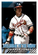2022 Topps Welcome to the Show Black #WTTS-14 Chipper Jones NM-MT 050/299 Braves