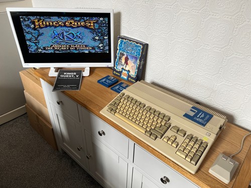 Amiga Sierra Kings Quest V Vintage Game - Boxed Working -👽👾Retro Gift Idea👾👽 - Afbeelding 21 van 24