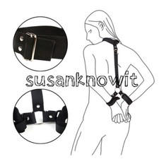 Couples Flirts Slaver Game Neck Handcuffs Nylon Binding Restraint Collar Fetishs