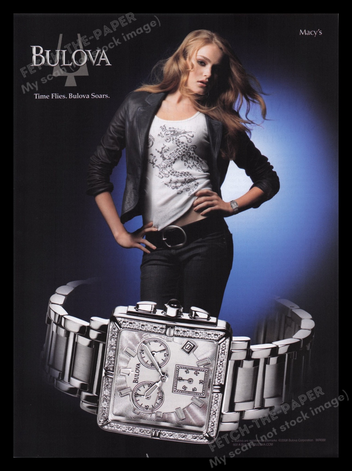 Ювелирные изделия Bulova Watch 2000s Print