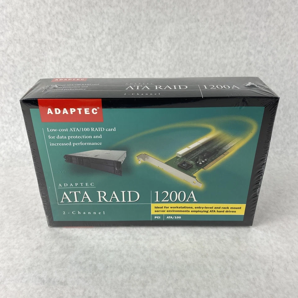 Adaptec ATA RAID 1200A 2-Channel PCI ATA/100 RAID Card AAR-1200A Kit - Image 2 of 4