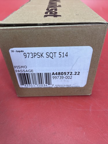 Kwikset 973PSK SQT 514 Pomello per porta di passaggio Pismo - Foto 2 di 7