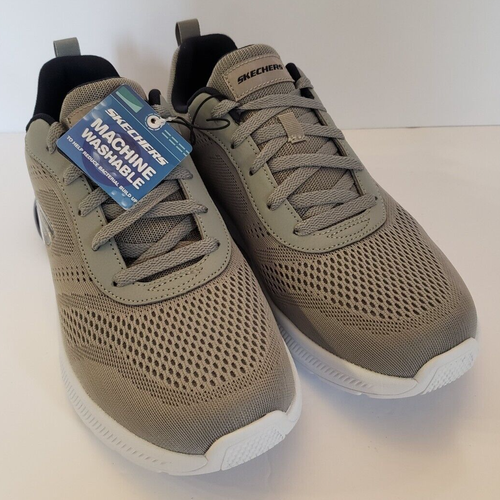 SKECHERS 255002S WAVE-FLEX AIR MEN'S SHOES GRAY/NAVY SIZE 10.5 SNEAKERS - Picture 3 of 15