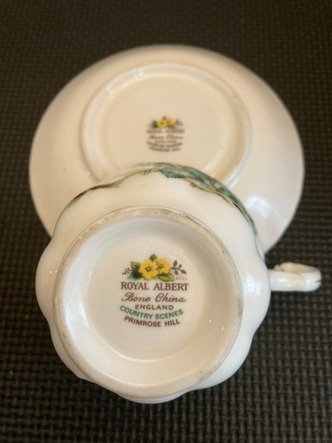 Vintage Royal Albert England Country Scenes “Primrose Hill” Cup & Saucer. - Picture 7 of 7