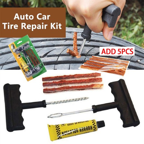 42PCS Reifen Reparatur Gumminagel Flicken Pannenset Vulkanisierungsstreifen Set - Bild 3 von 12