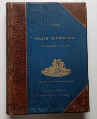 556 LAURENCE STERNE - SENTIMENTALE REISE NACH FRANKREICH UND ITALIEN 1884 CVMAS