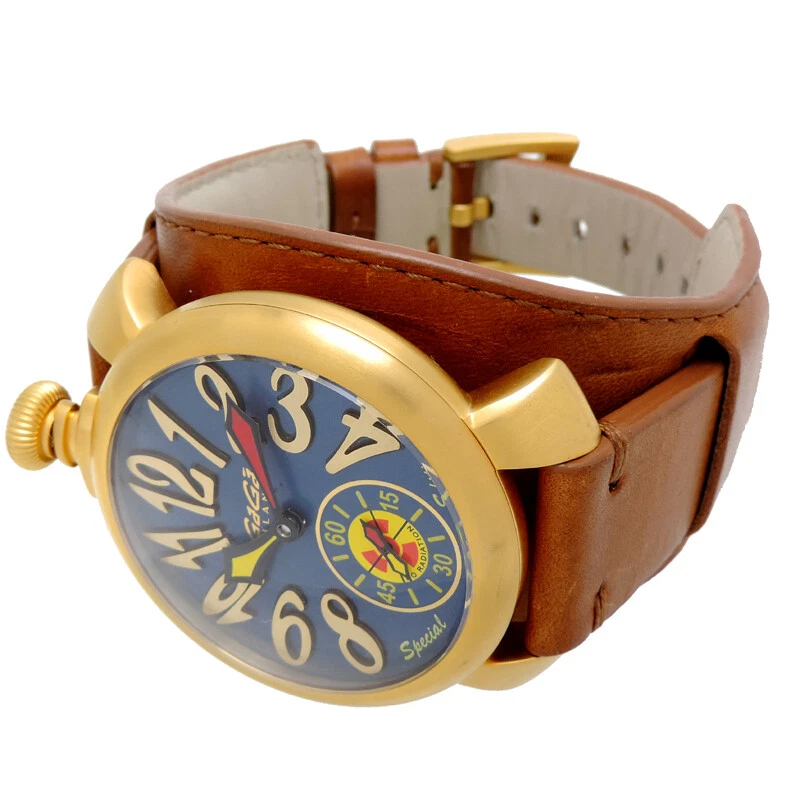 Gaga Milano Manuale 48MM Special Edition 5114.MRD.01.TM1 Blue Hand
