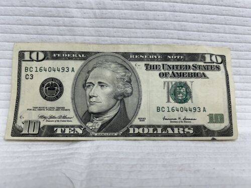 Miss Cut $10 Bill Series 1999 - Picture 2 of 6