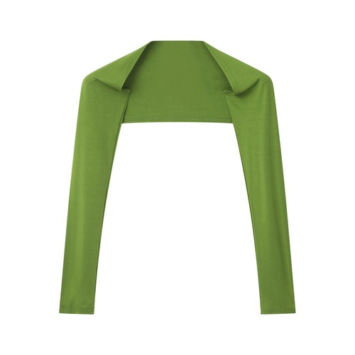 Women Chiffon 3/4 Sleeve Cardigan Ruffle Cape Jacket Evening Dress Cover Up - Picture 136 of 175