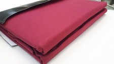 100% COTTON CANVAS CURTAINS in RASPBERRY RED CLARET WINE TAB TOPS 