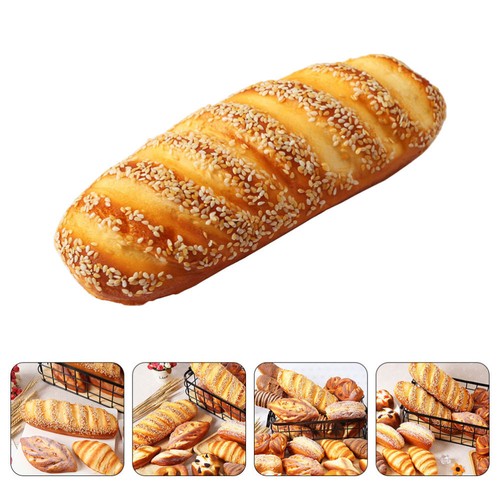 4pcs künstliches Brot gefälschter Simulation Langes Brotmodell falsches Brot - 第 3/12 張圖片