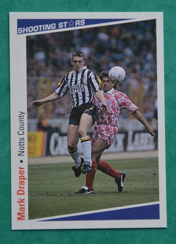 SHOOTING STARS 1991-92 MARK DRAPER - NOTTS COUNTY No 211 - Picture 1 of 1