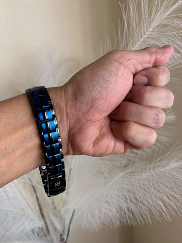 Magnetic Bracelet for men Arthritis Pain Relief Balance Energy Power Women Man - 第 3/12 張圖片