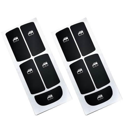 Repair Set of Control Button Decals for SAAB 9 3 (03 12) Vinyl Overlay Stickers - Picture 6 of 7