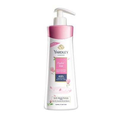 Yardley London English Rose Moisturizing Body Lotion With Germ Shield 350+50ml