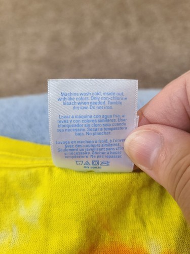 Port & Company Global Dreams Rainbow Tie-dye Swirl Tee Shirt,  Ladies XS, NEW  - Bild 3 von 4