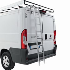 Fabbri 280cm Slide Out Aluminium Ladder for Commercial Vehicle Cargo Basket