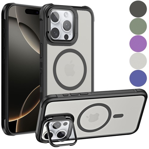 Magnetic Case Phone Cover for iPhone 12 13 14 15 16 Pro Max MagSafe Protection - Bild 1 von 11