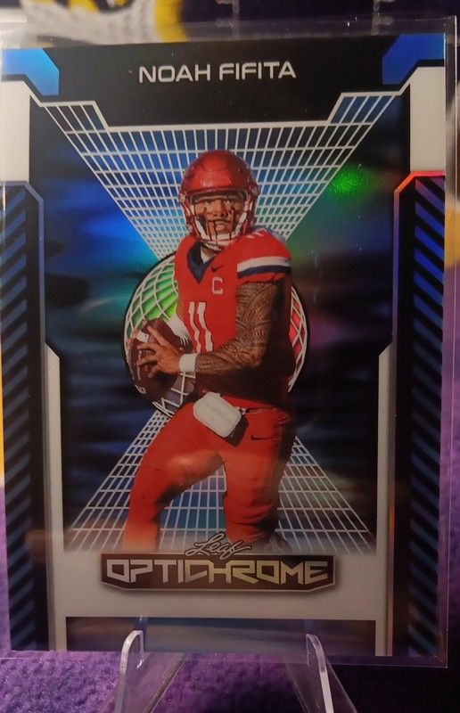 2025 Leaf Optichrome - Noah Fifita, Noah Fifita #191 Platinum  Prismatic /1 (RC)