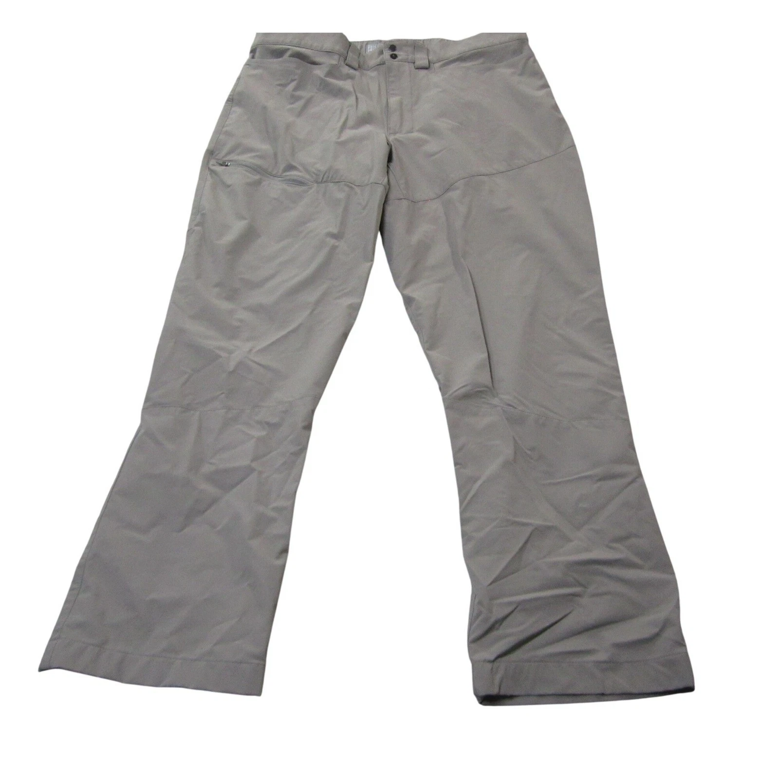 AKHG Hardgear Pants Mens Khaki Outdoor Hiking Zip Pockets Size 36x30