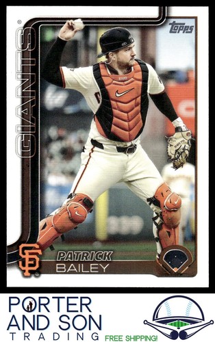 2025 Topps Series 1 #70 Patrick Bailey San Francisco Giants - Picture 1 of 2