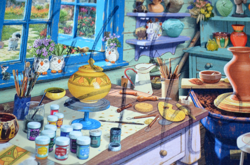 Ravensburger 1000 Piece Jigsaw Puzzle “ My Cozy Place ” Complete - Picture 5 of 6