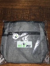 NEW Pet N Pet  Dog Training Pouch- Grey. 7 1/4" Wide X 7 1/4" High