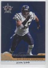 2001 Pacific Vanguard Blue 259/299 Junior Seau #84 HOF 0a1