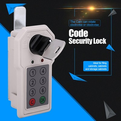 6 Digit Code Combination Cam Cabinet Convenient Password Security Coded Lock SET