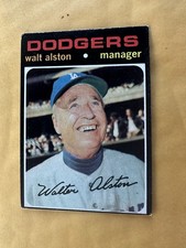 1971 Topps - Walter Alston #567 Los Angeles Dodgers