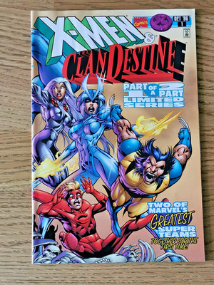 Marvel Comics X-Men and The ClanDestine Pt 1 of a 2 part Ltd Series Oct '96