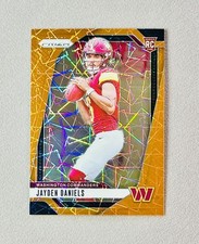 2024 Panini Prizm #347 - JAYDEN DANIELS Rookie - LAZER PRIZM RC - Commanders