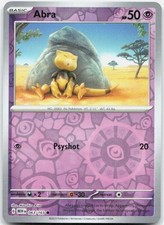 Abra Reverse Holo Common SV: Scarlet & Violet 151 063/165 NM (Mitsuhiro Arita)