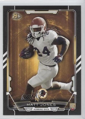 2015 Bowman Rookies Black Matt Jones #62 RC 7mg