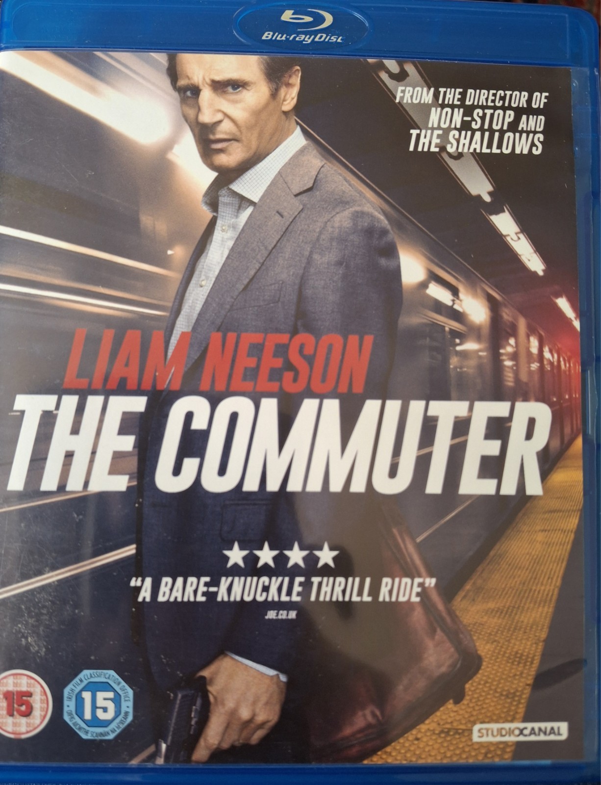 The Commuter Blu-Ray 2018 Liam Neeson Excellent Condition
