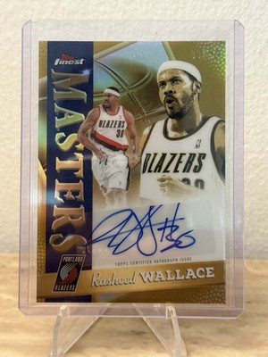 Rasheed Wallace Masters Auto /50