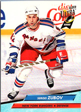 1992-93 Fleer Ultra Rookie Sergei Zubov #359 RC New York Rangers