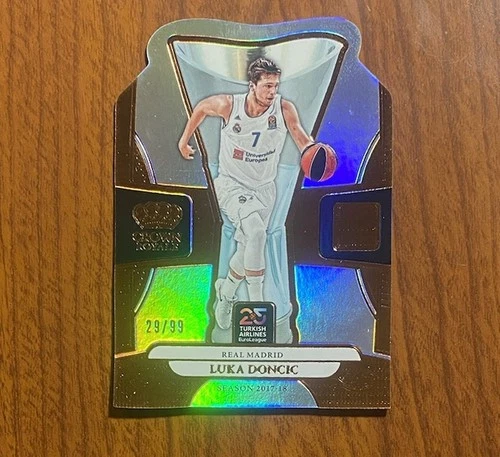2024-25 Panini Crown Royale Euroleague #1 Luka Doncic Hand Crafted Bronze /99