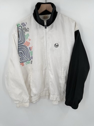 Sergio Tacchini, Sergio Tacchini Jacket Women's 8 Track Windbreaker VTG 80s 90s Made In Italy