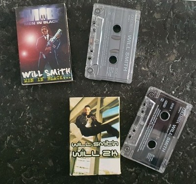 2x WILL SMITH MEN NAS MEGA RAR VINTAGE 80s 90s CASSETTE TAPE RAP HIP HOP SINGLE