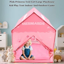 Pink Princess Tent Girl Large Playhouse Kid Play Tent Indoor And Outdoor Game
