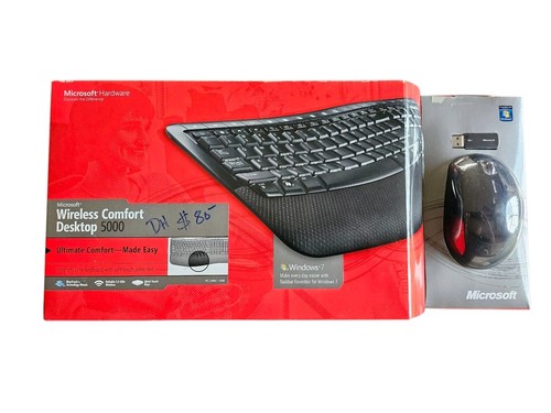 Microsoft Wireless Comfort Desktop 5000 CSD-00001 - Sealed - box shelf wear - 第 1/10 張圖片