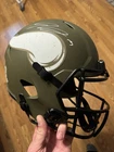 NFL Minnesota Vikings Jordan Addison Signed Full Size Salute to Service Helmet
