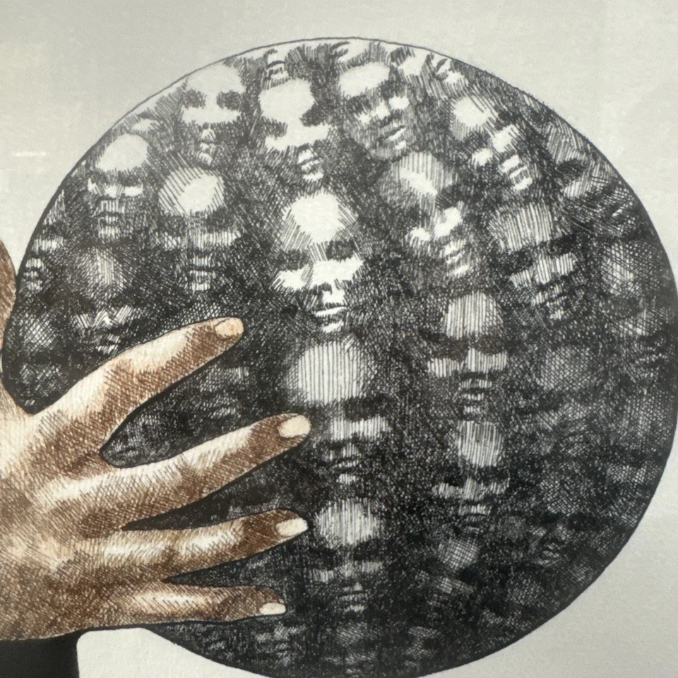 Surrealismo ORIGINAL Benjamin Harjo Jr “The Soul Catcher” (J5) Foto 3 de 4