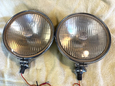 Lucas Sft700 Fog Lamps Pair Refurbished For Land Rover Jensen Jaguar Triumph Tr3 Lucas Sft700 Fog Lamps Pair Refurbished For Land Rover Jensen Jaguar Triumph Tr3