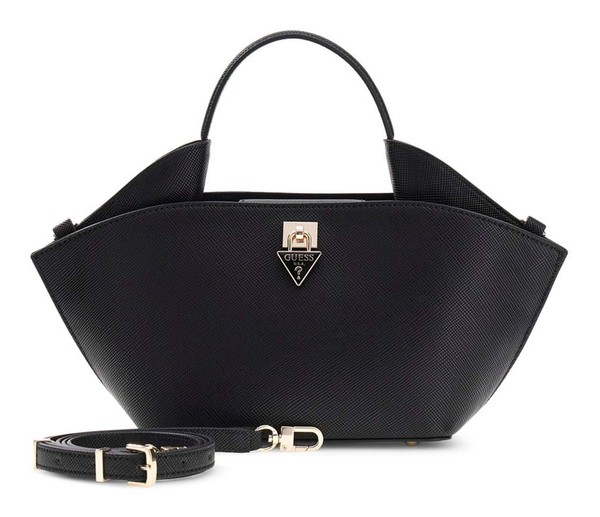 Guess Patsie Mini Tote Handtasche UmhäNgetasche Tasche Black Schwarz Neu-image