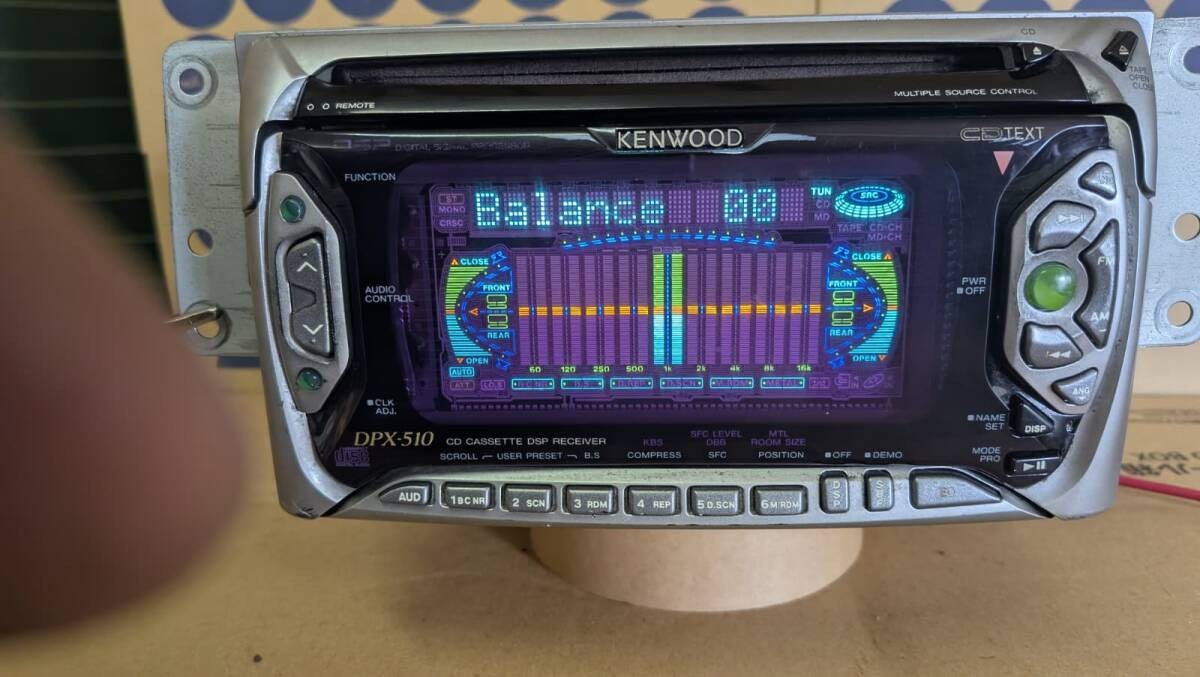 Kenwood DPX-510 2DIN CD Cassette Deck Player Tested | eBay
