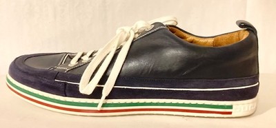 Duca Del Cosma Blue Monterosso Spikeless Leather Golf Shoes (Men s Size 9)