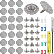 80 Sets Kit Riparazione Cielo Auto, Vite per Riparazione Tetto Auto, Puntine per