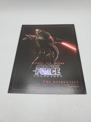 Star Wars Force Unleashed Ultimate Sith Edition The Apprentice Art Card